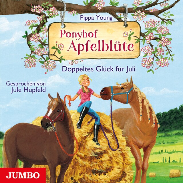 Couverture de livre pour Ponyhof Apfelblüte. Doppeltes Glück für Juli [Band 21]