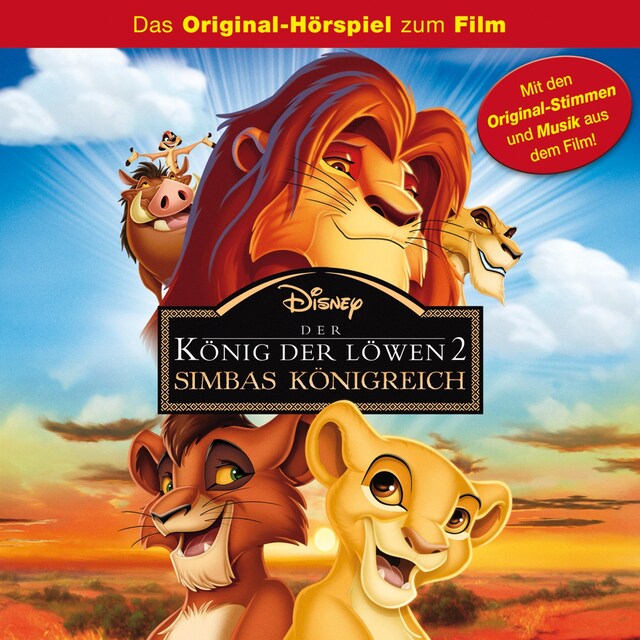 Buchcover für Der König der Löwen 2 - Simbas Königreich (Das Original-Hörspiel zum Disney Film)