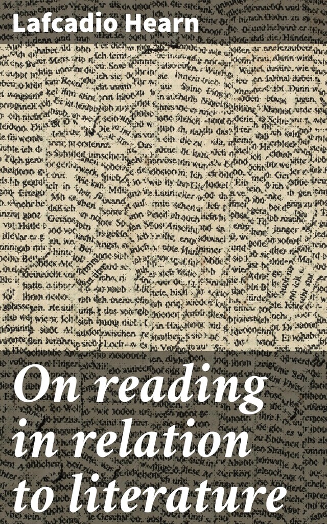 On reading in relation to literature