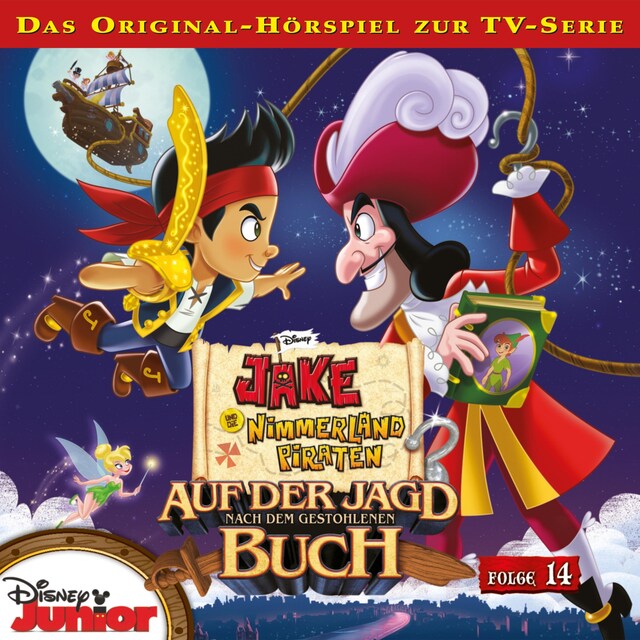 Buchcover für 14: Auf der Jagd nach dem gestohlenen Buch (Teil 1 & 2) (Hörspiel zur Disney TV-Serie)