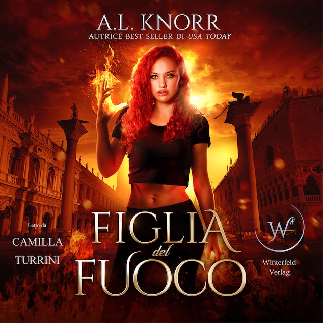 Okładka książki dla Figlia del fuoco - audiolibro