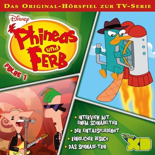 01: Interview mit einem Schnabeltier / Der Eintagsfliegenhit / Königlicher Besuch / Das Spionage-Trio (Hörspiel zur Disney TV-Serie) als Hörbuch