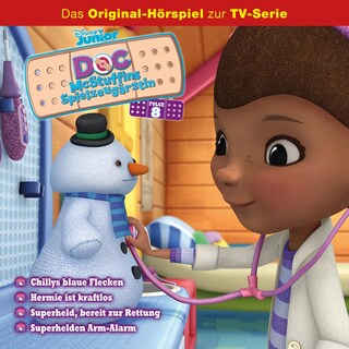 08: Chillys blaue Flecken / Hermie ist kraftlos / Superheld, bereit zur Rettung / Superhelden Arm-Alarm (Hörspiel zur Disney TV-Serie) als Hörbuch