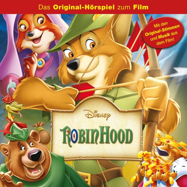 Buchcover für Robin Hood (Hörspiel zum Disney Film)