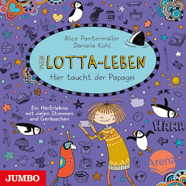 Okładka książki dla Mein Lotta-Leben. Hier taucht der Papagei [Band 19]