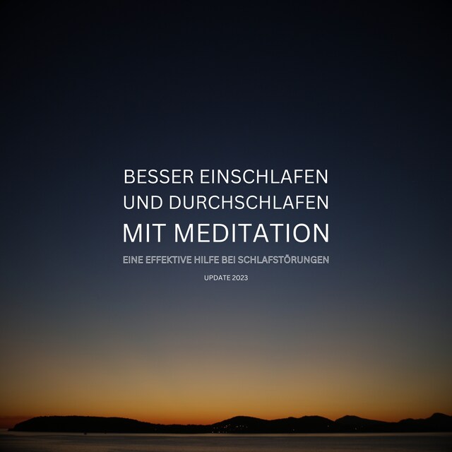 Buchcover für Besser einschlafen und durchschlafen mit Meditation