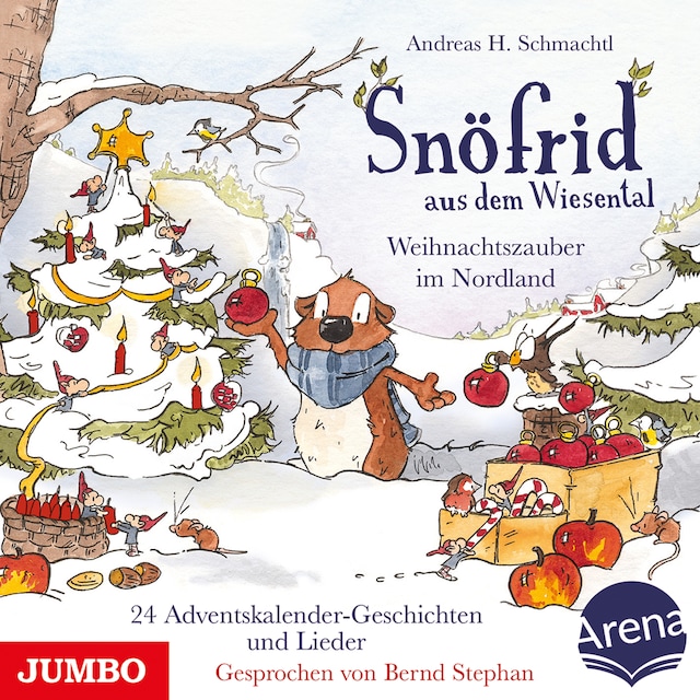 Book cover for Snöfrid aus dem Wiesental. Weihnachtszauber im Nordland - 24 Adventskalender-Geschichten