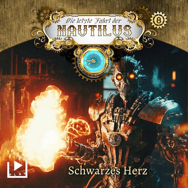 Book cover for Die letzte Fahrt der Nautilus 8 - Schwarzes Herz