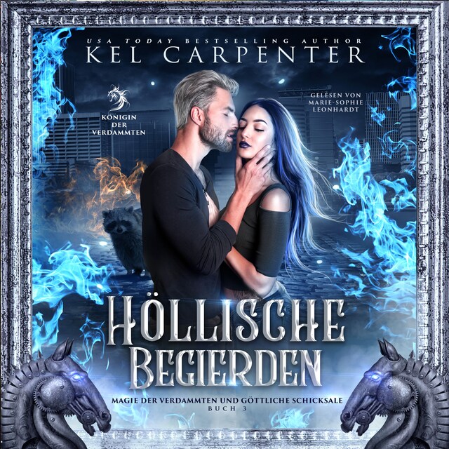 Portada de libro para Die Königin der Verdammten 3: Höllische Begierden - Dark Fantasy Hörbuch