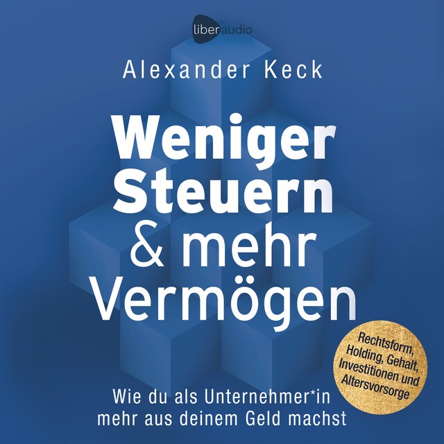 Buchcover für Weniger Steuern & mehr Vermögen