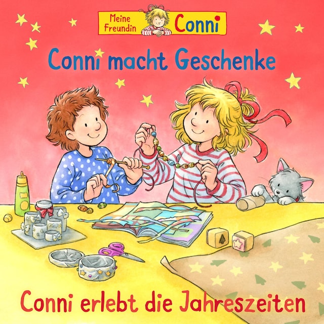 Copertina del libro per Conni macht Geschenke / Conni erlebt die Jahreszeiten