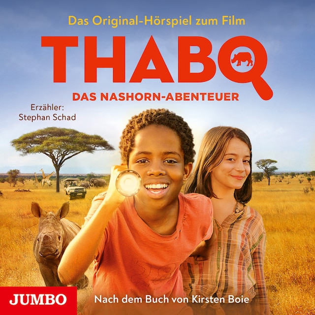 Okładka książki dla Thabo. Das Nashorn-Abenteuer. Das Original-Hörspiel zum Film