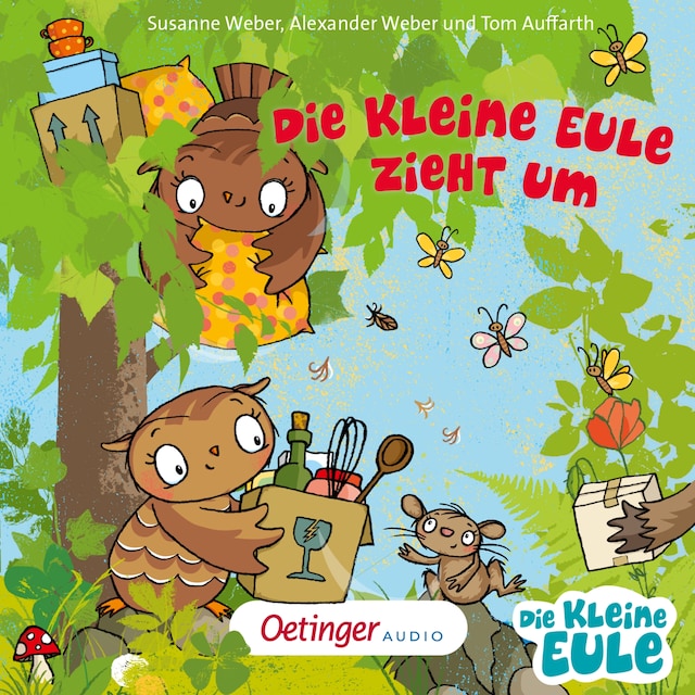 Okładka książki dla Die kleine Eule zieht um