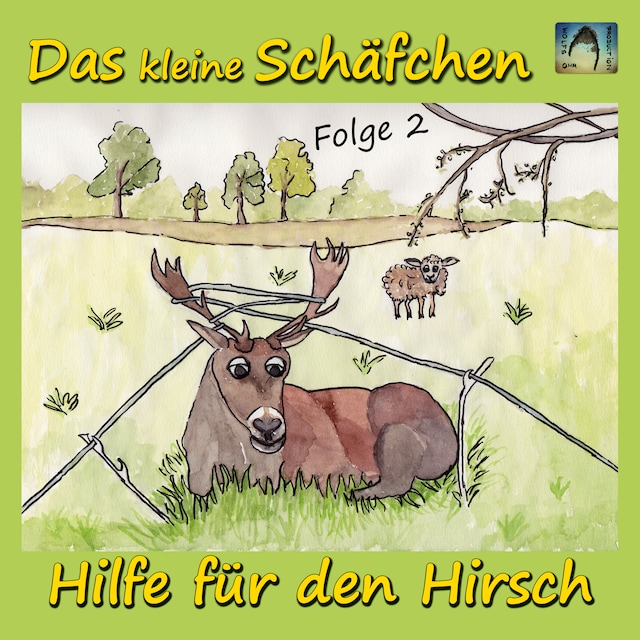 Portada de libro para Das kleine Schäfche - Hilfe für den Hirsch (Folge 2)