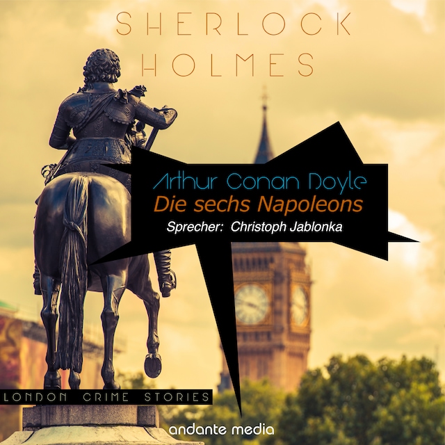 Boekomslag van Sherlock Holmes - Die sechs Napoleons