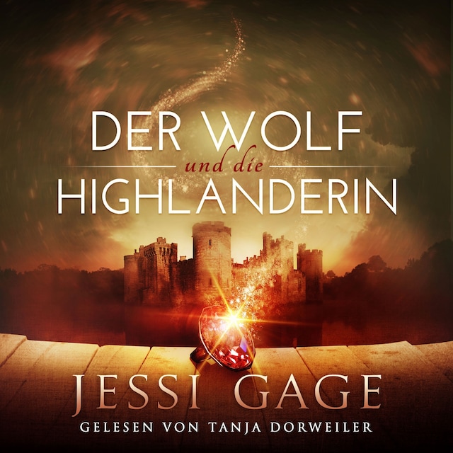 Portada de libro para Der Wolf und die Highlanderin