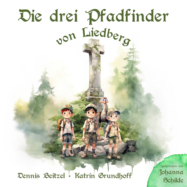 Kirjankansi teokselle Die drei Pfadfinder von Liedberg