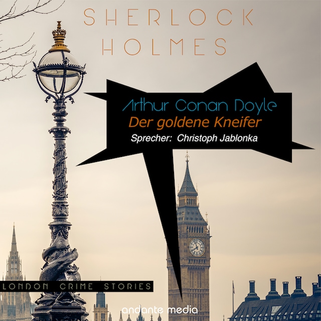 Boekomslag van Sherlock Holmes - Der goldene Kneifer