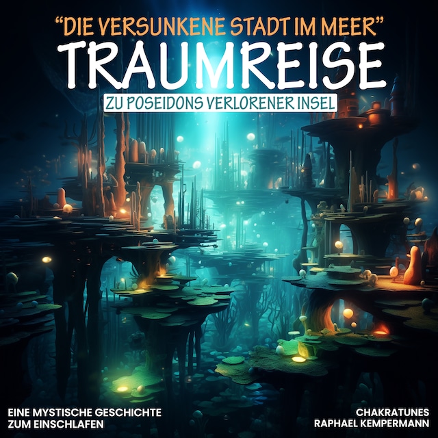 Book cover for Traumreise zu Poseidons verlorener Insel: Die versunkene Stadt im Meer