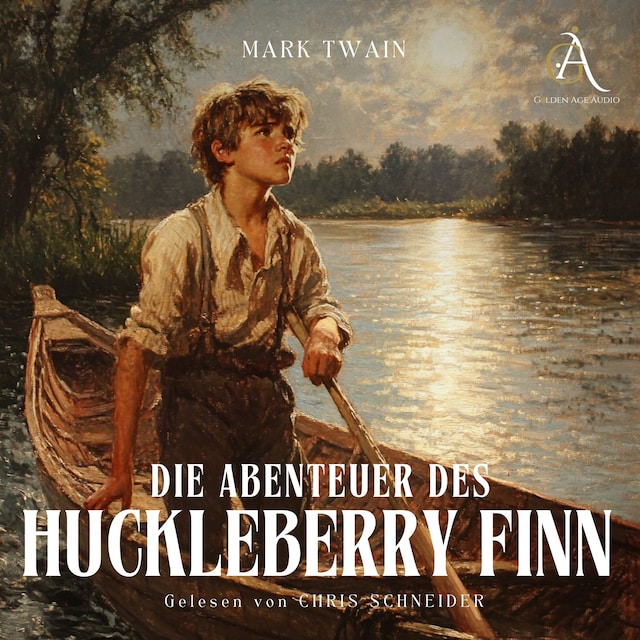 Book cover for Die Abenteuer des Huckleberry Finn - Mark Twain Hörbuch