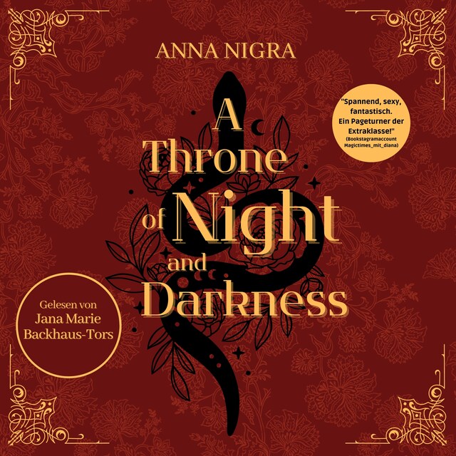 Book cover for A Throne of Night and Darkness