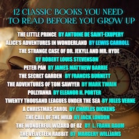 12 Classic Books You Need to Read Before You Grow up