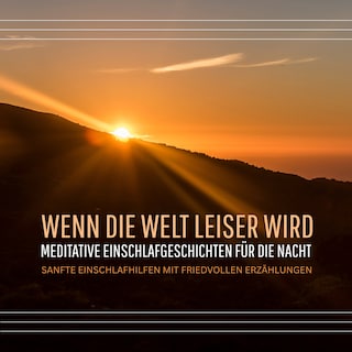 Wenn die Welt leiser wird  -  Meditative Einschlafgeschichten für die Nacht als Hörbuch