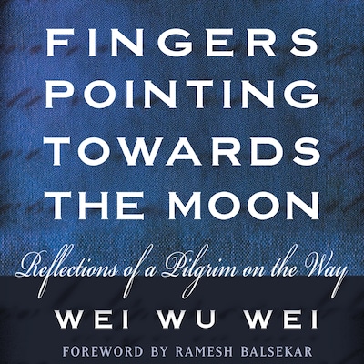 Fingers Pointing Towards the Moon