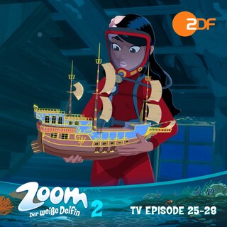 Zoom - Der weiße Delfin, Staffel 2: TV Episode 25-28 als Hörbuch