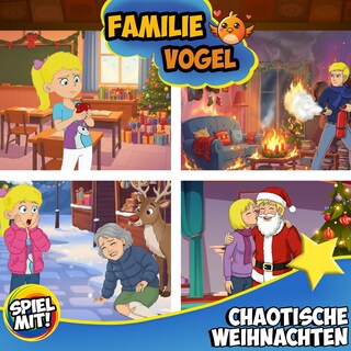 Familie Vogels chaotische Weihnachten als Hörbuch