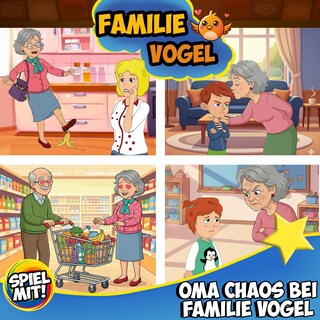 Oma Chaos bei Familie Vogel als Hörbuch