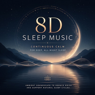 8D Sleep Music – Continuous Calm for Deep, All-Night Sleep