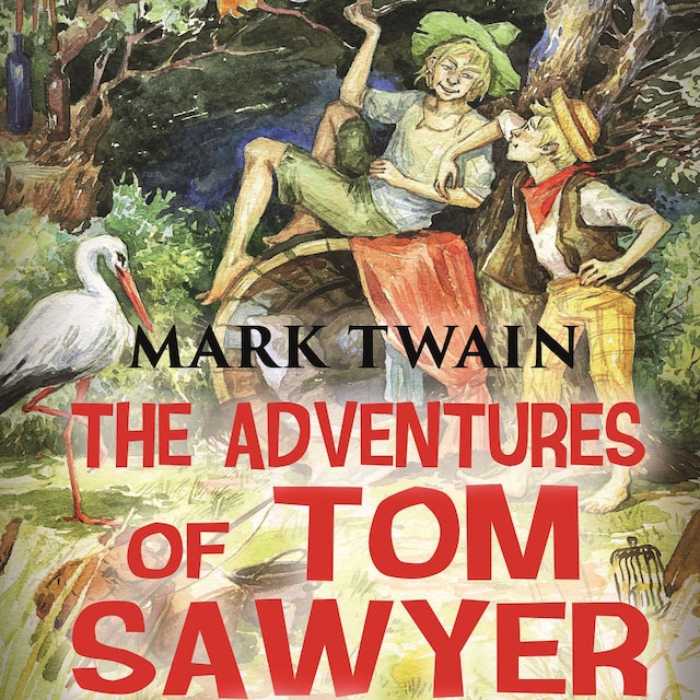 Kirjankansi teokselle The Adventures of Tom Sawyer