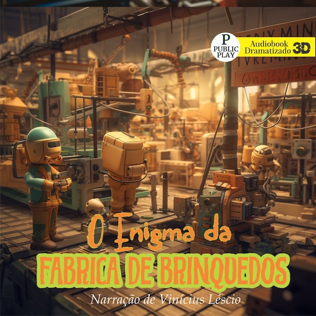 Portada de libro para O Enigma da Fábrica de Brinquedos