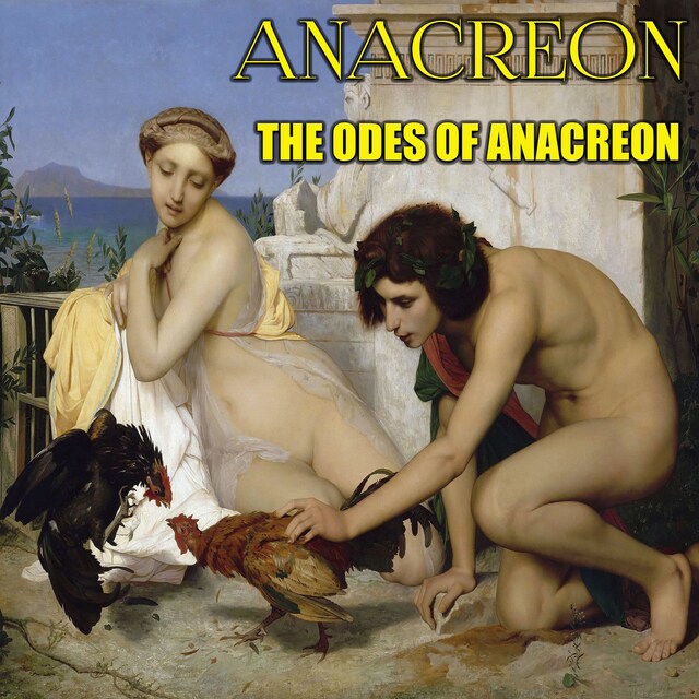 Kirjankansi teokselle The Odes of Anacreon