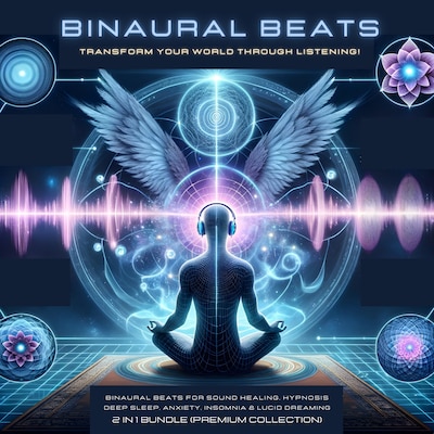 Binaural Beats - Sound Healing 3 in 1 Bundle - Transform Your World Through Listening