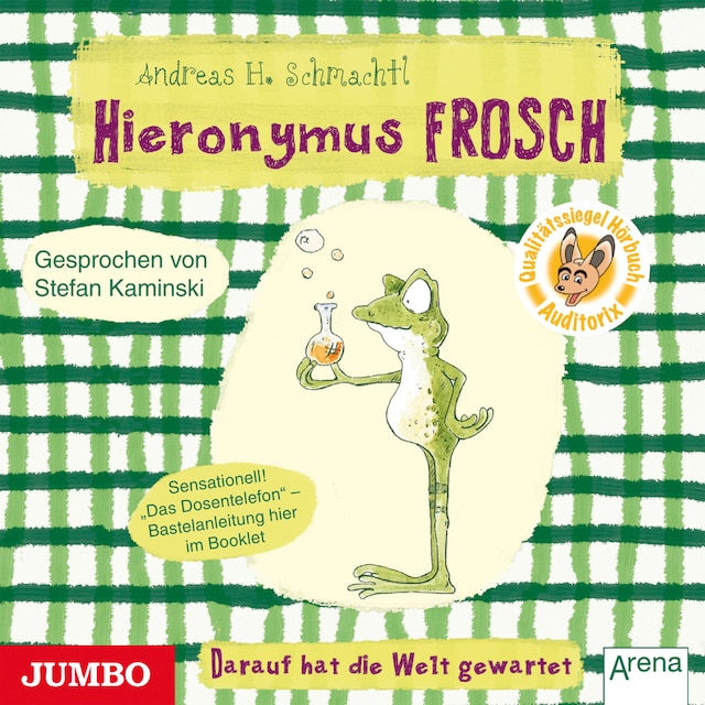 Buchcover für Hieronymus Frosch. Darauf hat die Welt gewartet