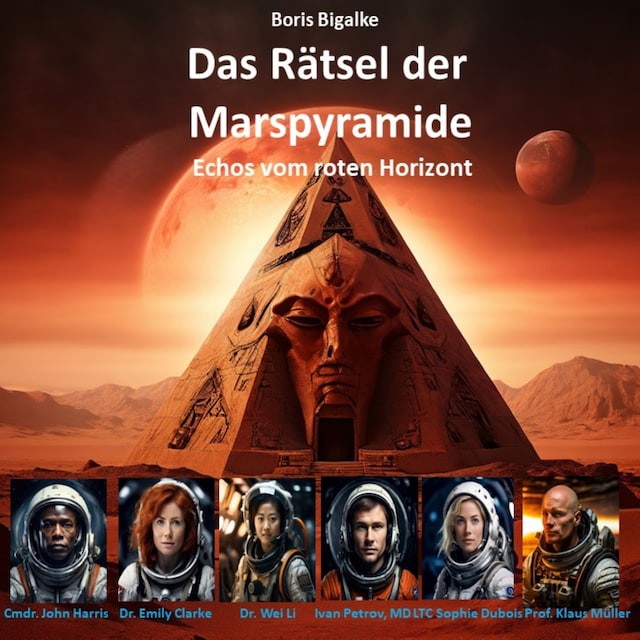 Book cover for Das Rätsel der Marspyramide