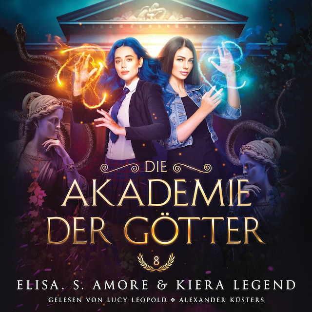 Book cover for Die Akademie der Götter 8 - Fantasy Hörbuch