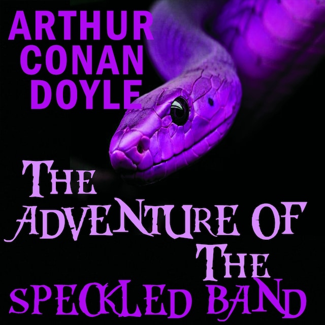 The Adventure Of The Speckled band Book cover for The Adventure Of The Speckled band