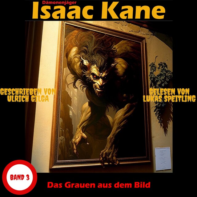 Portada de libro para Das Grauen aus dem Bild: Dämonenjäger Isaac Kane Band 3