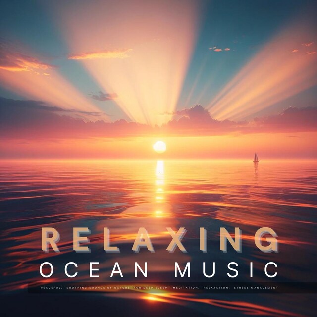 Book cover for relaxing ocean music