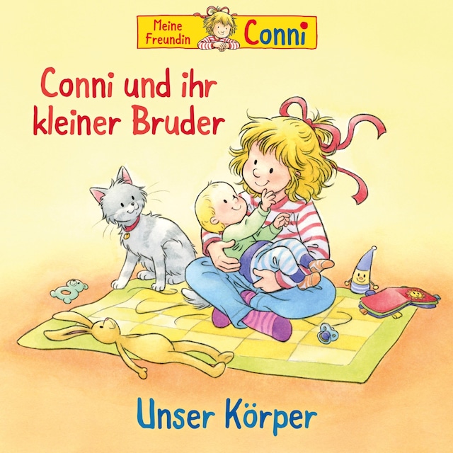 Copertina del libro per Conni und ihr kleiner Bruder / Unser Körper