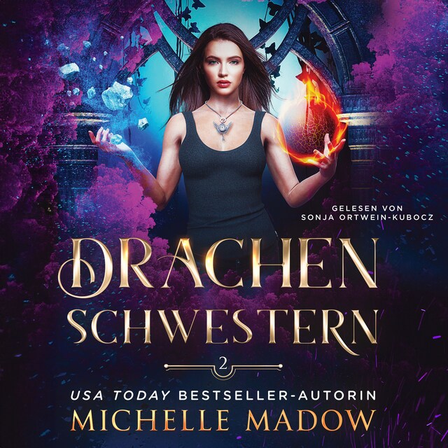 Book cover for Drachenschwestern 2 - Drachen Magie Hörbuch