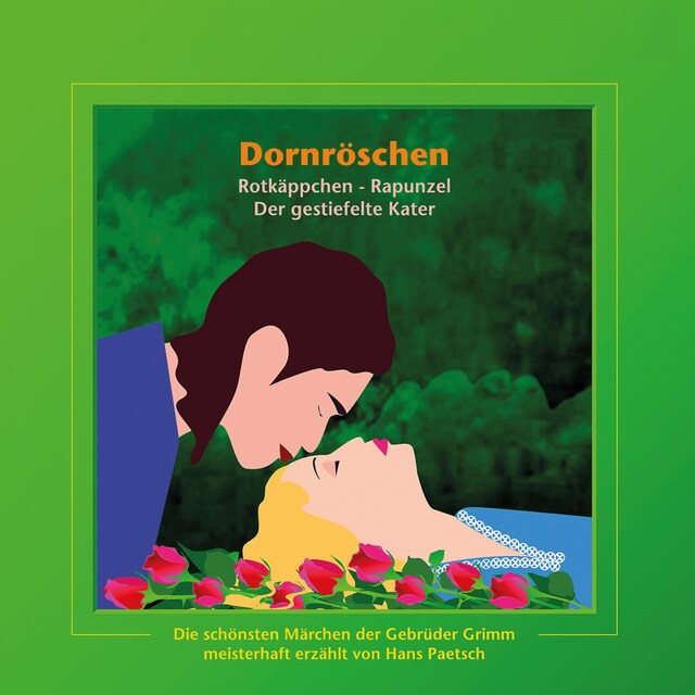 Buchcover für Dornröschen / Rotkäppchen / Rapunzel / Der gestiefelte Kater