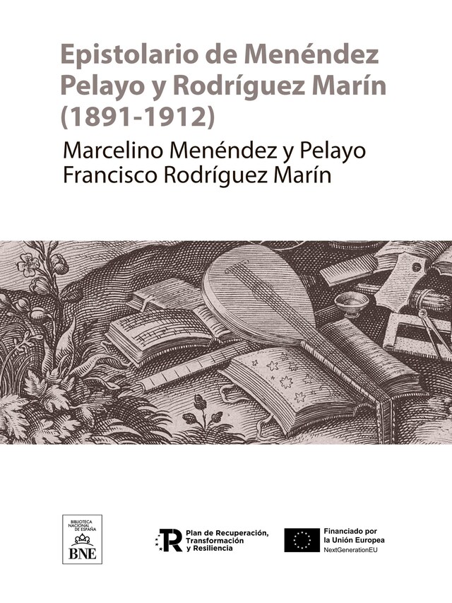 Portada de libro para Epistolario de Menéndez Pelayo y Rodríguez Marín, (1891-1912)