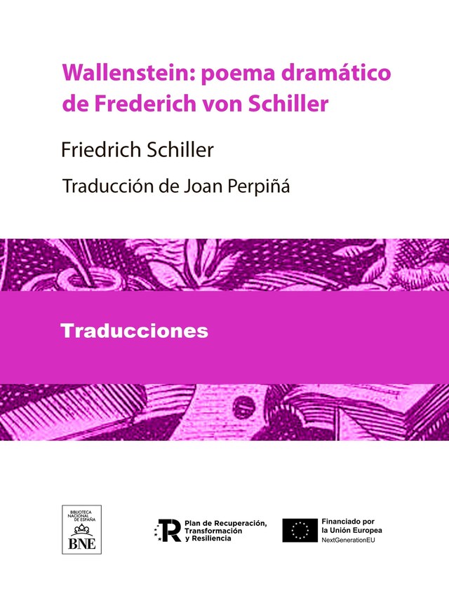 Portada de libro para Wallenstein : poema dramátich de Frederich von Schiller