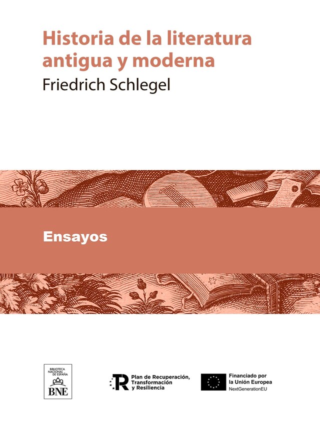 Okładka książki dla Historia de la literatura antigua y moderna