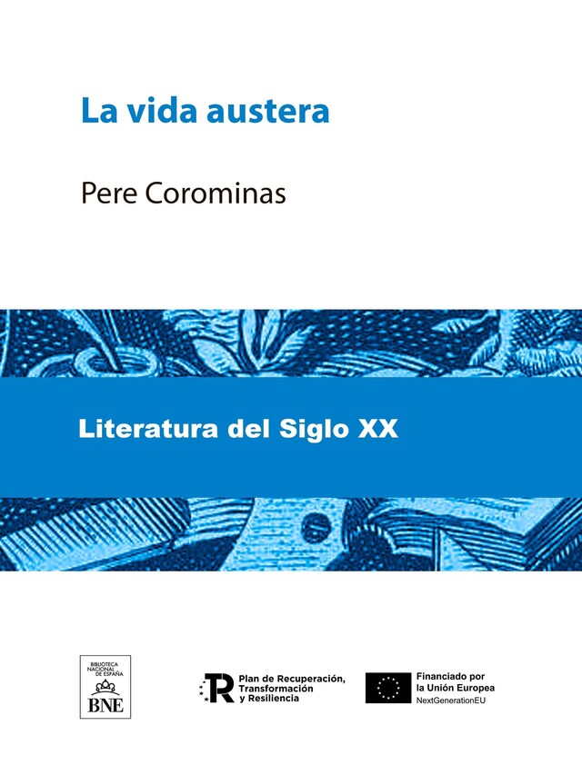 Book cover for La vida austera