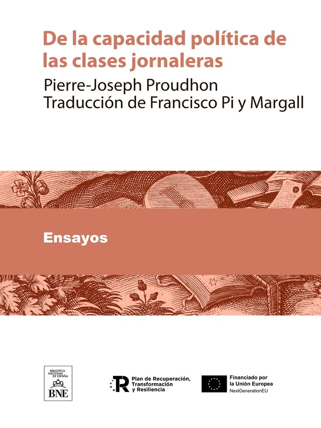 Book cover for De la capacidad política de las clases jornaleras